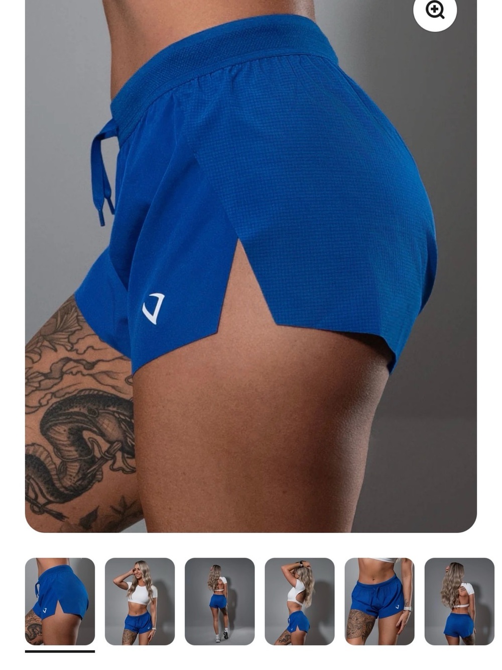 Violate the Dress Code Gym Crush Shorts in Blue